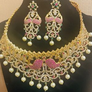 1 gm gold party jewelry- bridal wear